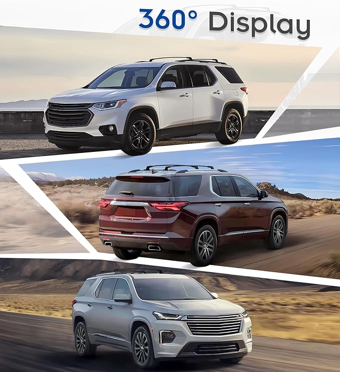 Enhanced Roof Racks for 2022-2026 Chevrolet Traverse, 220 LBS All Aluminum Cross Bars - Fit for Canoe, Kayak, and Bike
