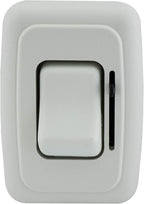 12 Volt DC Dimmer Switch for LED, Halogen, Incandescent - RV, Auto, Truck, Marine, and Strip Lighting (Slider, White)