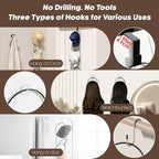 LINFIDITE 10 Pack Hat Rack for wall hat organizer for baseball caps Over Door cap hat hook storage holder hanger display Clos