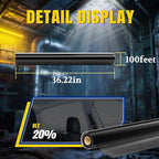 ARANA 20% VLT 36" × 100FT Ceramic Car Window Tint Film, Heat Resistant & 99% UV Blocking Privacy Protection