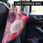 Cute Car Trash Can, Hanging Car Organizer, 5L Capacity, Purple, Cute/Whimsical