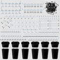 248PCS Pegboard Accessories Organizer Kit,1/8 and 1/4 inch Pegboard Hooks Assortment, Pegboard Bins, Metal Hooks for Hanging 