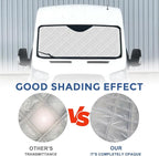 Ford Transit 2015-2023 Sun Shade 3-Piece Set - Custom Fit Windshield & Front Side Window Sunshades | Heat Reflective UV Blocker Privacy Cover for Transit T150 T250 T350 T350HD Van
