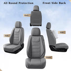 Coverado Car Seat Covers, Front Covers for Cars, Car Seat Cover Front Seats, Car Seat Protector Waterproof, Leather Car Seat 