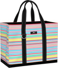 SCOUT Original Deano Tote Large - Durable Lightweight Open Top Beach, Pool & Lake Bag, Inside Zip Pocket, Folds Flat