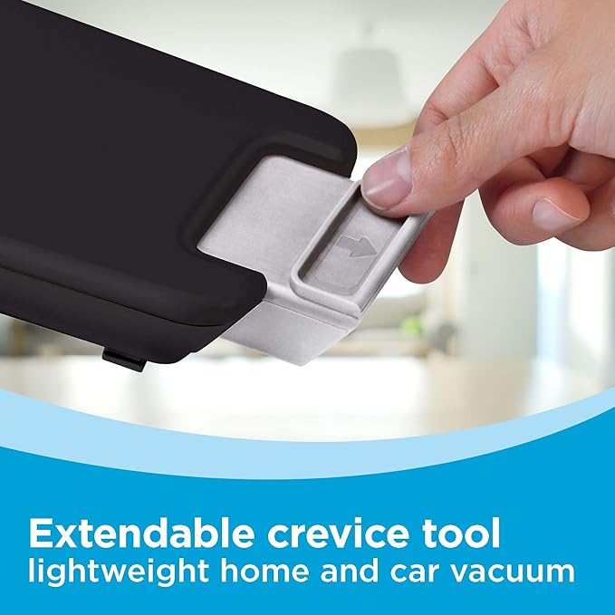 BLACK+DECKER dust buster PIVOT VAC Handheld Vacuum Cordless, Car Vacuum Portable Rechargeable, Extendible Crevice Tool and 20
