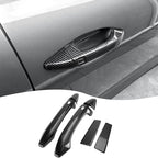 Car Exterior Door Handle Cover,for kia k4 2024 2025 2026,Car Exterior Door Handle Bowl Cover Protector，Car Sport Accessories - Carbon Fiber