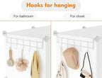HOMIDEC Closet Organizer, 12-Cube Closet Organizers and Storage, Portable Closet Shelves, Clothing Storage (White)