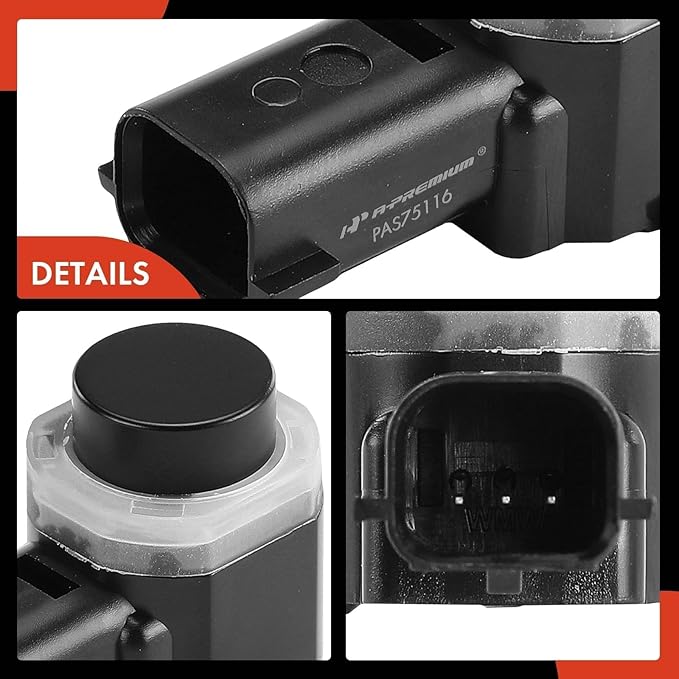 A-Premium 4-PC Reverse Backup Parking Assist Aid Sensor Compatible with Ford Models - F-150 F150 F-250/F-350/F-450/F-550 Supe