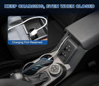 2026 Upgrade Center Console Organizer fit for 2025 2026 Ford Bronco 4 Door Bronco Center Console Storage with Rubber Mats for Ford Bronco 2025+ Storage Accessories|Not for 2 Dooor/Manual/Sport Model|
