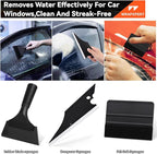 WRAPXPERT Window Tint Kit 15 PCS Vinyl Wrap Tools Kit Vehicle Glass Protective Film Installing Tool Included Squeegee Tool Kit, Plastic Scraper, Safety Film Cutter, Utility Knife with Blades