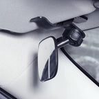 Clip On Car Baby Mirror, Ampper Adjustabe HD Glass Convex Wide Angle Interior Rearview Baby Rear Facing Mirror (Framed Rectangle, Small, 3.5" X 2.2")