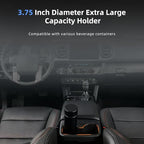 Oversized Cup Holder Compatible with Toyota Tacoma 3rd Gen 2016-2023, ABS Plastic Car Cup Holder Tray Replacement for 3.75" D