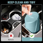 Car Trash Can Bin with Lid - Car Garbage Can Cup Holder - Dark Green Mini Leakproof Vehicle Trash Garbage Can Bin with 20pcs Trash Bags-Car Organizers and Storage for Front Back Seat Accessories