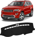 FIILINES Dash Cover for Jeep Grand Cherokee 2011-2021 (NOT for Jeep Cherokee & Grand Cherokee L), Dashboard Mat Cover Car Acc