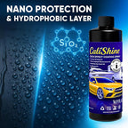 CaliShine Quick Effect Coating Spray - 16.9 fl oz Waterless Ceramic Car Wax Coat - Detail Polish & Cleaner for Cars Boat Body