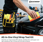 TECKWRAP Vinyl Wrap Tool Kit Window Tint Kit Tools Car Wrap Kit, Squeegee, Retractable Utility Knife, Safety Vinyl Cutter, Vinyl Wrap for Car, Window Tint Car Wrap Vinyl