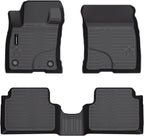 Auxko All Weather Floor Mats for Ford Maverick Gasoline 2022-2025 2026 & Bronco Sport 2021-2026 TPE Liners Maverick Bronco Sport Accessories Set All Season Odorless Anti-Slip Floor Mats
