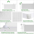 C&AHOME Cube Storage Organizer, 16-Cube Shelves Units, Plastic Storage Cubes, DIY Closet Organizer, Modular Closet Storage Sh