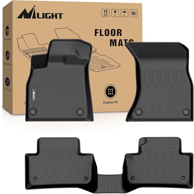 Nilight TPE Floor Mats for Audi Q5 / SQ5 2018 2019 2020 2021 2022 2023,All Weather Custom Fit Heavy Duty Floor Liners