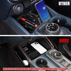 Mabett Center Console Shifter Storage Tray Compatible with Ford Maverick 2022 2023 2024 2025 Accessories, Gear Shifter Side Organizer Tray for Maverick(Not Fit 2025 Model with Wireless charge)