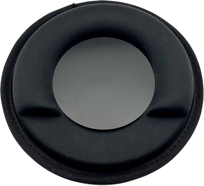 – Car Dashboard Mount | Soft Nylon, Metal Round Mount Dashboard | Weighted Sandbag Base with Magnetic Mount Option | Ideal for Phone Holders, Dash Cams, Cars, Trucks & Rvs | Black - 1 lb