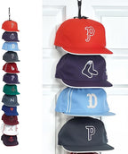 Perfect Curve Cap Rack System 36 – Baseball Cap Organizer (12 clips hold up to 36 caps,Black)