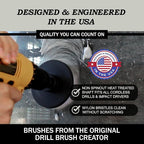 Drillbrush Car Detailing Kit | Drill Brush Set – Soft Bristle Power Scrubber Attachments for Cleaning Car Interior, Upholster