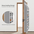 Univivi 6-Shelf Over Door Hanging Organizer Fabric Door Organizer with 10 Deep Pockets and 4 Small PVC Pockets Hanging Storag