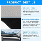 Autorder Dashboard Cover Mat for Tesla Model Y 2025 2026 Accessories Dash Cover Upgrade Flannel Dash Mat Sunshade Glare UV Ra