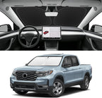 Custom Fit Windshield Sun Shade for Honda Ridgeline 2017-2026, Blocks UV & Heat, Front Window Sunshade Accessories, Easy Fold & Store Keep Your Car Cooler