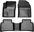 KUST Floor Mats for 2020-2025 2026 Toyota Corolla (Not for Corolla Cross) All Weather TPE Rubber Liner Custom Fit 2 Row Seat Carpet 3D Front Rear Black 3PCS