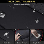 Coverado Chevy Silverado Seat Covers, Faux Leather Seat Covers Fit for Chevy Silverado GMC Sierra 2007-2025 1500, 2015-2025 2