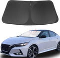 Front Windshield Sun Shade Foldable Car Front Window Sun Shade Windshield Shade Custom Fit for 2020-2025 2026 Nissan Sentra Block UV Rays Accessories Heat Keep Cooler