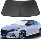 Front Windshield Sun Shade Foldable Car Front Window Sun Shade Windshield Shade Custom Fit for 2020-2025 2026 Nissan Sentra Block UV Rays Accessories Heat Keep Cooler