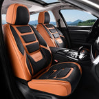 Coverado Car Seat Covers Full Set, Seat Covers for Cars, Front Seat Covers and Back Seat Cover Waterproof Leather Automotive 