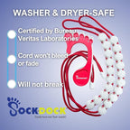 Sock Laundry Solution for Washing Drying & Storing Socks in Pairs, Clip & Hold Socks in Washer Dryer & Closet 2-Pack