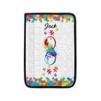 Colorful Love Autism Awareness Seat Belt Cover for Kid Family Special Need Autistic Medical Alert Car Cushion Cover Support Autism Gift Personalized Name 35