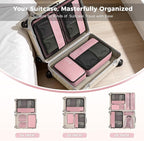 8-Piece Compression Packing Cubes for Travel, Stylish Luggage Organizer Set for Women, Space Saving Travel Essentials, Perfec