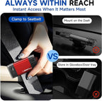 MightY Bear Window Breaker Seatbelt Cutter, 2-in-1 Car Emergency Tool, Underwater Glass Breaker for Traffic Accidents and Fam