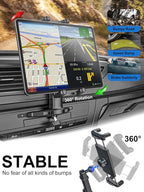 CD Slot Car Mount for iPad & iPhone, Height Adjustable CD Player Tablet Holder for Car, Truck, Compatible with 4-13" iPad Pro 12.9 Air Mini, Galaxy Tab, iPhone16 15, Z Fold 6 5