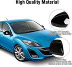 Compatible with Mazda2 /Mazda 3 2010-2013 Right Passenger Side Mirror Cap Cover, Door Rearview Side Mirror Cover Replacement for Mazda, Glossy Black