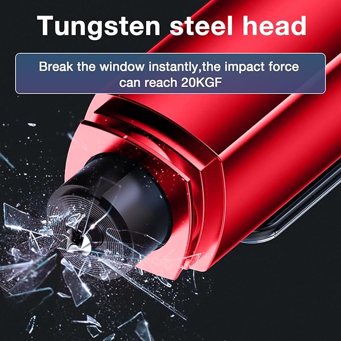 Window Breaker Seatbelt Cutter, Car Window Breaker Tool, Emergency Glass Breaker and Auto Escape Tool，Car Accessories for Wom