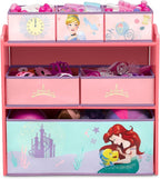 Delta Children Design & Store 6 Bin Toy Storage Organizer, Disney Princess