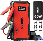 GOOLOO GT3000 Jump Starter, 65W Quick Charge, 3000A Battery Jumper Starter Portable, 12V SuperSafe Lithium Battery