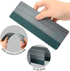 EHDIS Large Vinyl Squeegee Window Tint Tool 3PCS Big Size Felt Edge Wrap Scraper for Vinyl Graphic Decal Car Wrapping Applicator Wallpaper Smoothing (Grey)