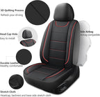 Car Seat Covers, Quilting Leather Seat Covers Full Set, Waterproof Faux Leather Automotive Seat Covers for Cars, Universal Ca