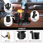 Phone Holders for Your Car, Adjustable Car Cup Holder Expander with Rubber Grip, Secure Hold, Multi-Scenario Use for Drivers,
