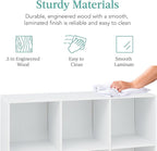 Best Choice Products 6-Cube Storage Organizer, 13.5in Shelf Opening, Bookcase, Display Shelf, Customizable w/ 3 Removable Bac