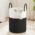 Artfeel Laundry Basket,Woven Cotton Rope Laundry Hamper,40L for Decorative Storage of Dirty Clothes,Toys and Blankets in Bath